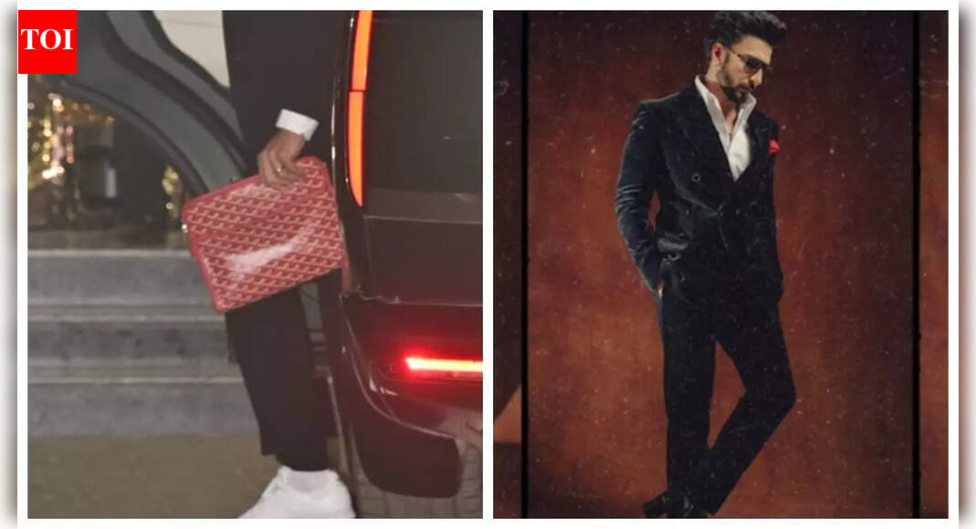 Ranveer Singh spotted carrying a Rs 2 lakh toiletry bag at airport