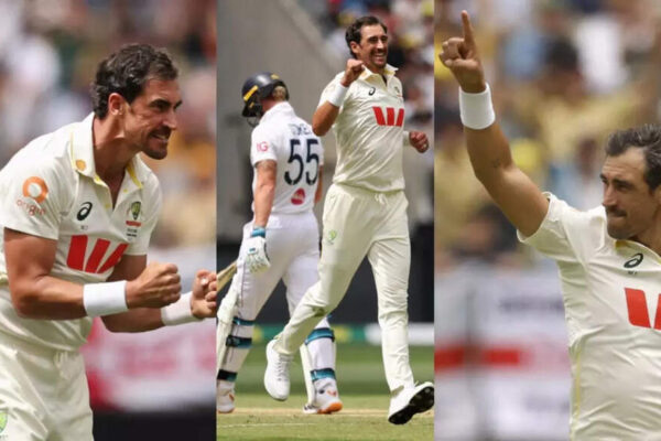 First in 35 years! Mitchell Starc clinches historic ten-wicket haul in first Ashes Test against England – watch