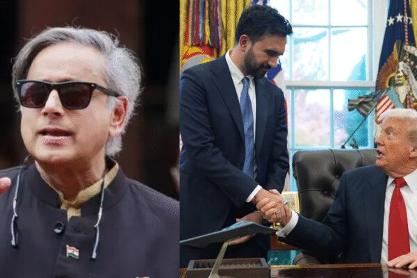Congress MP Shashi Tharoor lauded the meeting between Donald Trump and Zohran Mamdani, highlighting it as a democratic ideal of post-election cooperation for national interest. Tharoor expressed a desire for similar bipartisan engagement in India. The meeting, despite past animosity, focused on New York’s pressing issues like housing and affordability. Congress leader Shashi Tharoor, left  NEW DELHI: Congress MP Shashi Tharoor praised US President Donald Trump and New York City Mayor-elect Zohran Mamdani for their meeting at the White House, saying it sets an example of how a democracy should function.In a post on X on Saturday, Tharoor wrote, “This is how democracy should work. Fight passionately for your point of view in elections, with no rhetorical holds barred. But once it’s over, & the people have spoken, learn to cooperate with each other in the common interests of the nation you are both pledged to serve.”He added, “I would love to see more of this in India — and am trying to do my part.” Tharoor’s remarks come amid criticism from his party for praising PM Narendra Modi and other BJP leaders. Congress had earlier said it has “outrightly” distanced itself from Tharoor due to his praise of opposition figures.The Trump-Mamdani meeting took place in the Oval Office on Friday. The two leaders focused on pressing issues such as housing, groceries, rising utility costs, and overall affordability in New York, steering clear of ideological differences and personal attacks.The interaction was particularly notable given their past tensions. Trump had previously called Mamdani a “100% Communist lunatic” and a “nut job,” while Mamdani had described himself as “Donald Trump’s worst nightmare.” Trump acknowledged he had earlier warned he might pull federal funds if the city did not “get along,” but said he no longer expected that to happen.Zohran Mamdani, New York City’s first South Asian and first Muslim mayor, won a historic victory, defeating Republican Curtis Sliwa and former New York Governor Andrew Cuomo, who ran as an independent with a last-minute endorsement from Trump.About the AuthorTOI News DeskThe TOI News Desk comprises a dedicated and tireless team of journalists who operate around the clock to deliver the most current and comprehensive news and updates to the readers of The Times of India worldwide. With an unwavering commitment to excellence in journalism, our team is at the forefront of gathering, verifying, and presenting breaking news, in-depth analysis, and insightful reports on a wide range of topics. The TOI News Desk is your trusted source for staying informed and connected to the ever-evolving global landscape, ensuring that our readers are equipped with the latest developments that matter most.”Read MoreEnd of ArticleFollow Us On Social MediaVideosIndia Urges Stronger Global Action At UN As Navy’s 520 Rescues Spotlight Arabian Sea InstabilityAt Indo-Pacific Forum, Pakistan Claims India Endangering Peace With War Rhetoric, IWT SuspensionBravery In The Sky: The Story Of Namansh Syal, Tejas Pilot Who Died During The Dubai Airshow DisplayAustralian PM Condoles Red Fort Attack, Saudi Bus Tragedy As He Meets PM Modi During G20 SummitTejas Crash: IAF Pilot Killed In Dubai Crash Identified As Wing Commander Namansh SyalDefence Experts Break Down Possible Causes Behind Tejas Fighter Jet Crash In DubaiPM Modi Gets Rousing Welcome From Indian Diaspora In Johannesburg Ahead Of G20 Summit | South Africa’‘I Am A Hindu’: Shashi Tharoor Evokes Swami Vivekananda To Tell The World What Hinduism Stands ForAmit Shah Says BSF Crushed 118 Pak Posts, He Issues Tough Security Message From Sindoor Van In KutchEx-CIA Reveals Savage Reply To Imran Khan’s PTI After Apology Demand Over His India-Pak War Analysis123PhotostoriesSoup first or noodles? This Japanese film shows the right way to eat ramenBollywood’s most unforgettable love stories, woven with passion and heart, the romances that moved generationsThe MET Gala fashion fails we still haven’t recovered fromKareena Kapoor’s Ladakh-inspired printed silk shirt and dramatic fringe skirt are the fashion plot twist of 202510 Morning habits that boost brain power in children5 surprising vitamin D-rich foods Indians often overlookNot losing weight despite clean eating? Top GI surgeon suggests checking 7 hidden medical cluesWhy do kids need Vitamin B12? Deficiency signs parents must be aware ofKidney disease emerges as the ninth leading cause of death globally: Early signs you should not ignoreShahid Kapoor and Mira Rajput’s parenting style: Love, roots and real-life lessons123Hot PicksDelhi AQI TodayBihar Minister List 2025Bihar CM Oath CeremonyGold rate todaySilver rate todayPublic Holidays NovemberBank Holidays NovemberTop TrendingPortland Trail Blazers vs Golden State WarriorsSavannah JamesMiami Heat vs Chicago BullsSophie CunninghamHow to get Vecna Skin in FortniteAdam FootePM ModiLebron JamesNBA CupCade Cunningham