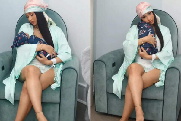 Stefon Diggs’ partner Cardi B makes a bold statement after childbirth by transforming her baby’s umbilical cord into a gold pendant