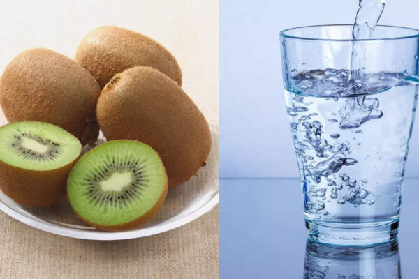 Eating two kiwis a day and drinking mineral water can relieve constipation and boost digestion |