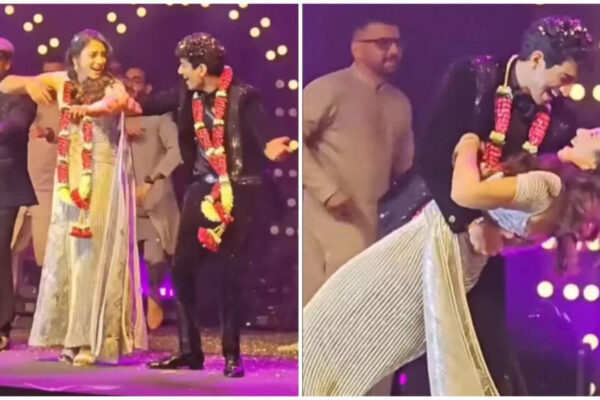 Smriti Mandhana and Palaash Muchhal groove to Salman Khan’s Tenu Le Ke Main Jawanga, steal the show with their romantic dance at sangeet ceremony