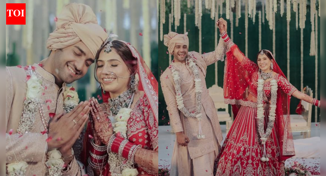 ‘Thugesh’ host Mahesh Keshwala gets married to Jigisha Bhanushali, calls it a ‘collaboration of a lifetime’; RJ Mahvash, Dhruv Rathee, and others send warm wishes