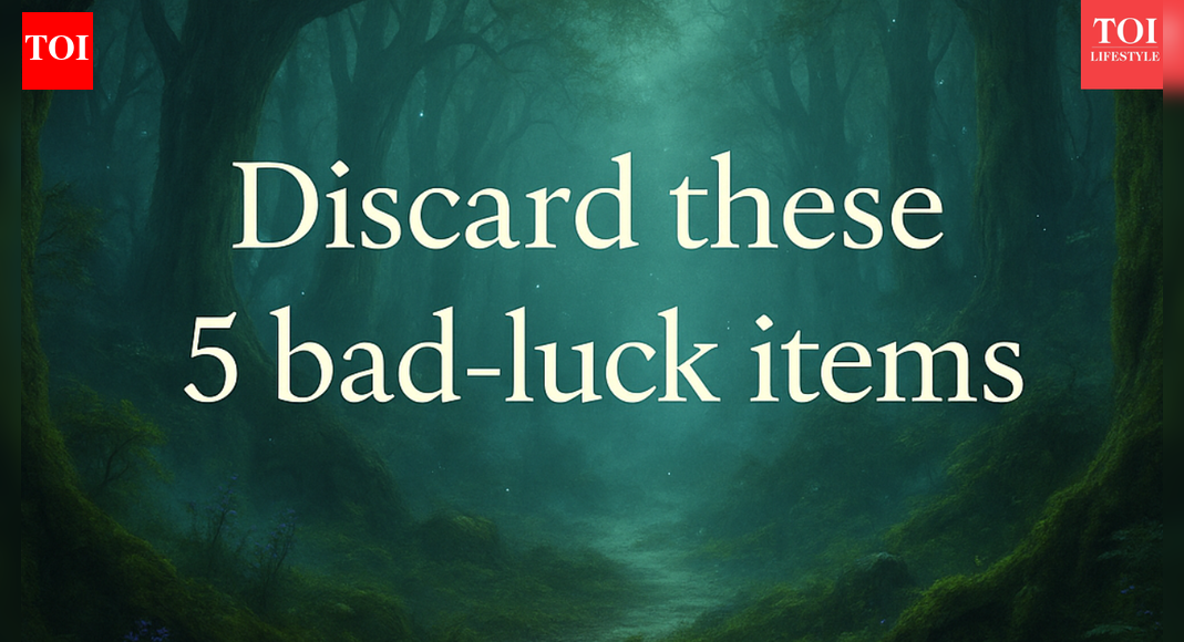 Throwing away these 5 items is believed to remove bad luck from your life