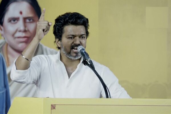 Tamilaga Vettri Kazhgam chief Vijay resumed his poll campaign in Tamil Nadu, challenging the Election Commission’s Special Intensive Revision and criticizing the MK Stalin government for “loot and dynasty politics.” Vijay emphasized his party’s focus on moving education to the state list and conducting a caste census, contrasting it with “empty promises” on NEET.  NEW DELHI: Tamilaga Vettri Kazhgam chief Vijay on Sunday resumed its poll campaign in election-bound state on Tamil Nadu after a break of nearly two months following the tragic stampede. The newly-formed party challenged the challenged the Election Commission over its decision to rollout Special Intensive Revision (SIR).It further targeted the MK Stalin government in the state for “loot and dynasty politics”, PTI reported.He said the TVK doesn’t make “empty promises” like the DMK on scrapping NEET, and instead was pushing to move education from the concurrent list to the state list, the news agency cited the actor-politician saying.”Kancheepuram is the land of former Chief Minister Annadurai. Even former CM MGR placed Annadurai’s symbol on his party flag as a mark of respect for his guidance. The DMK holds a personal vendetta against our TVK party. We don’t carry such grudges, but we will question them because they have deceived the very people who trusted and voted for them. Their actions are nothing but drama. We will not remain silent about it. We have a natural connection with Kanchipuram, as our first public outreach campaign began in Parandur, right here in this district,” ANI quoted him saying.Vijay criticised DMK for raising doubts about TVK’s ideology, insisting his party rests on strong ideological foundations rooted in equality and has, among other demands, called for a caste census.This was Vijay’s first address to party workers and the public since the September 27 Karur stampede, effectively restarting his campaign for next year’s state election. He spoke to party cadres, supporters and local residents at an indoor hall of an educational institution in Sunguvarchattiram, Kanchipuram district.About the AuthorTOI News DeskThe TOI News Desk comprises a dedicated and tireless team of journalists who operate around the clock to deliver the most current and comprehensive news and updates to the readers of The Times of India worldwide. With an unwavering commitment to excellence in journalism, our team is at the forefront of gathering, verifying, and presenting breaking news, in-depth analysis, and insightful reports on a wide range of topics. The TOI News Desk is your trusted source for staying informed and connected to the ever-evolving global landscape, ensuring that our readers are equipped with the latest developments that matter most.”Read MoreEnd of ArticleFollow Us On Social MediaVideosIAF Officer Namansh Syal Flown Back to India After Tejas Jet Crash in Dubai Air ShowShah Rukh Khan Pays Tribute To Victims Of Pahalgam And Delhi Blasts at Global Peace Honours 2025Piyush Goyal Completes Three Day Israel Visit Emphasizing Strengthened Ties And Future CooperationTrump Says He Brokered Eight Peace Deals Including India And Pakistan During Mamdani MeetUP Gears Up For Biggest Crackdown Yet As CM Yogi Mandates Detention Hubs For Illegal ImmigrantsModi, Meloni Share Warm Laughter on G20 Sidelines in Johannesburg‘In memory of our brothers’: Russian Pilot’s Heartfelt Note For Indian Tejas Pilot After Dubai Crash’Objective Is To Destroy The Enemy’: Op Sindoor Echoes As Indian Army Vows Stronger Response to PakIndian Army Chief Reveals How A Trusted Orchestra Crushed Nine Targets in Operation Sindoor BlitzManipur Sangai Festival 2025- Theme123PhotostoriesDipika Kakar and Shoaib Ibrahim’s love story: From filming together to battling through cancer as one teamSmriti Mandhana and Palash Muchhal wedding: Fun facts about India’s century queen and the youngest composerSadhguru’s top 6 parenting tips for new-generation parentsThe amazing benefits of okra water (and how to consume it without getting icky)Smriti Mandhana and Palash Muchhal: The couple’s most romantic pics that you must see ahead of their weddingForgotten Bollywood actor returns for one last big film chanceTop 7 Baby girl names that signify power and courage as the SunFrom saunf to ajwain: 5 natural additions to water for a healthy morningToday’s travel inspiration: 6 beautiful journeys in India that are as stunning as the destinationMorning walk vs evening walk: Which one is better for weight loss?123Hot PicksDelhi AQI TodayBihar Minister List 2025Bihar CM Oath CeremonyGold rate todaySilver rate todayPublic Holidays NovemberBank Holidays NovemberTop TrendingAuston Matthews InjuryKim KardashianBrittany MahomesTaylor SwiftDelhi School AdmissionsSmriti MandhanaJosh Allen InjuryCharvarius WardFortnite Chapter 7 LeakedCade Cunningham