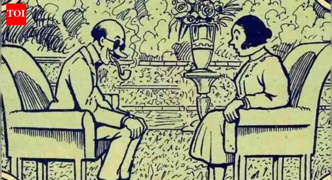 Only a genius can spot the two hidden faces in this brain teaser