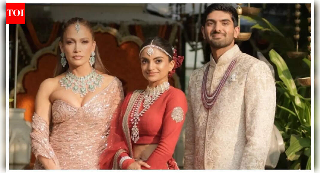 Jennifer Lopez STUNS in her Indian avatar at Netra Mantena’s Udaipur wedding; dazzles in pink ahead of grand performance – PICS INSIDE