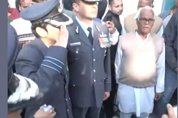 Salute and tears: Wing Commander Afshan’s emotional goodbye to husband; Namansh Syal was killed in Tejas crash