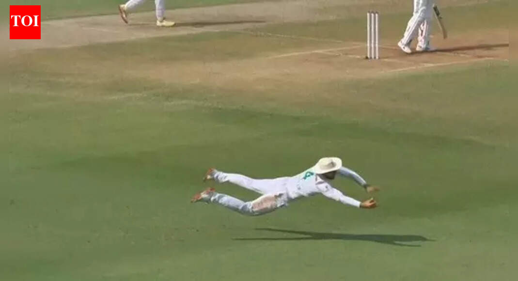 IND vs SA: Aiden Markram takes ‘superhuman’ flying catch as India collapse worsens in Guwahati – Watch