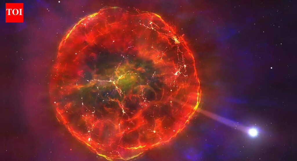 NASA spots a mysterious red sphere hurtling through space at record speed, leaving scientists scrambling for answers