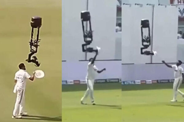 Mohammed Siraj’s spidercam prank goes viral! Camera operator’s response steals the show — Watch