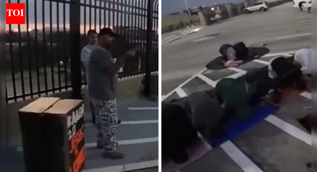 ‘Anybody want bacon?’: Three men charged for disturbing Muslim students who were praying in Florida