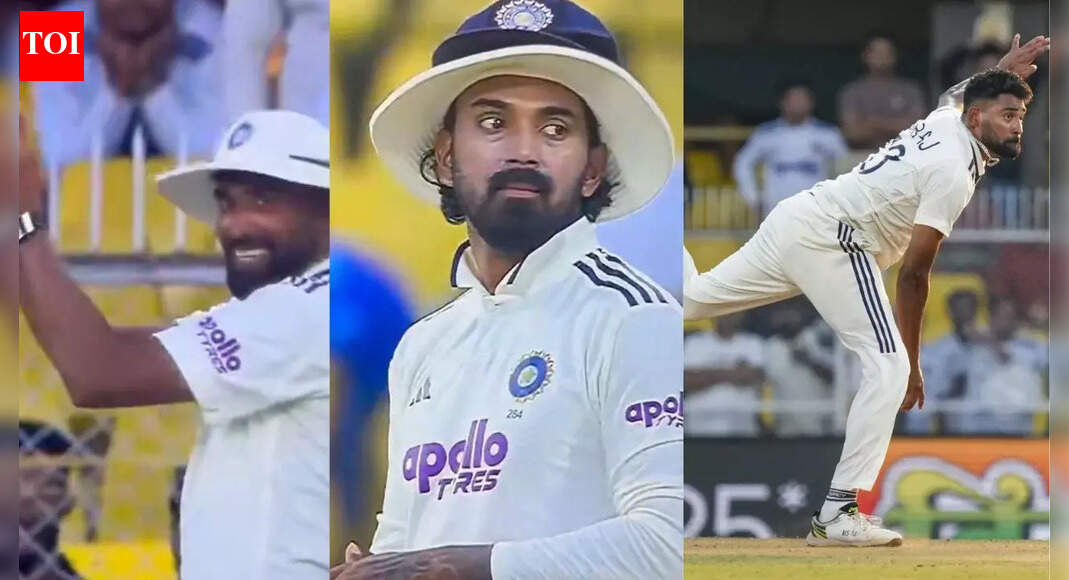 Mohammed Siraj’s wild throw: KL Rahul steps in – watch
