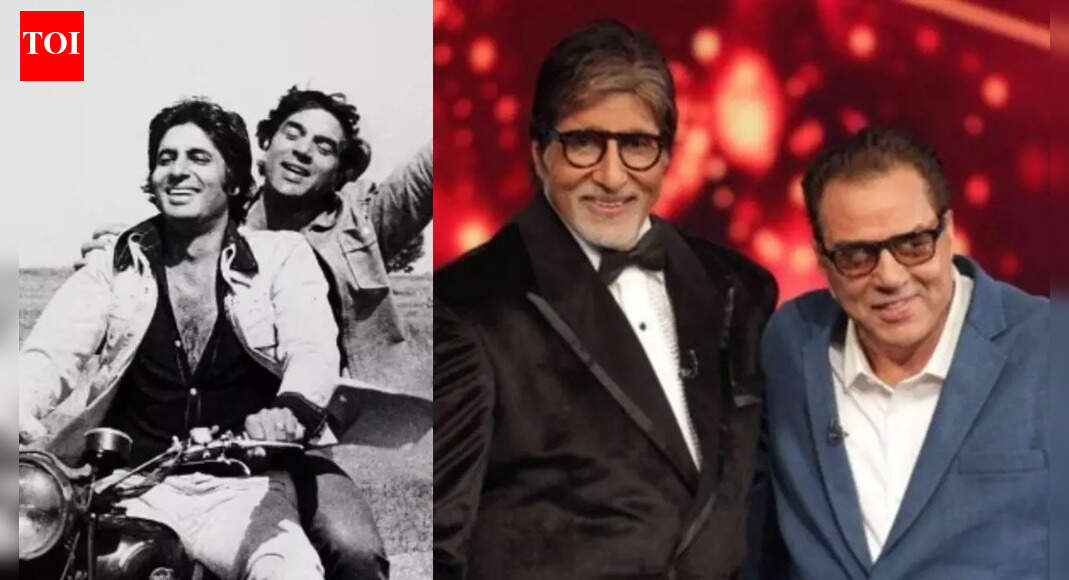 Amitabh Bachchan mourns the demise of his ‘Sholay’ co-star Dharmendra: ‘Leaving behind silence with an unbearable sound’