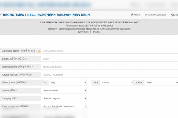 RRC Northern Railway Apprentice recruitment 2025: Registration begins for 4,116 vacancies at rrcnr.org; direct link to apply here