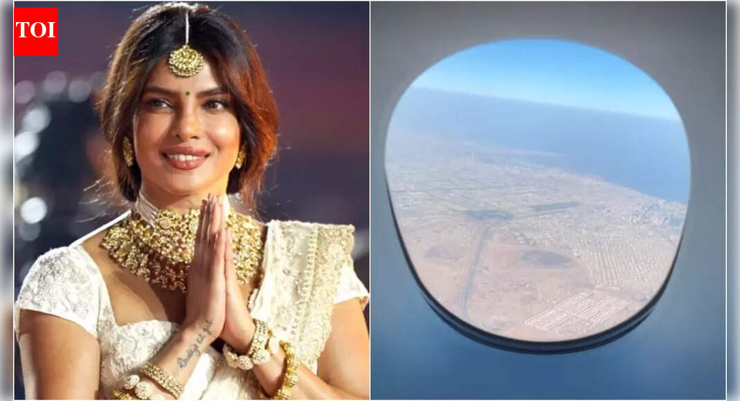 Priyanka Chopra Jonas flies back to Los Angeles after wrapping ‘Varanasi’ shoot schedule