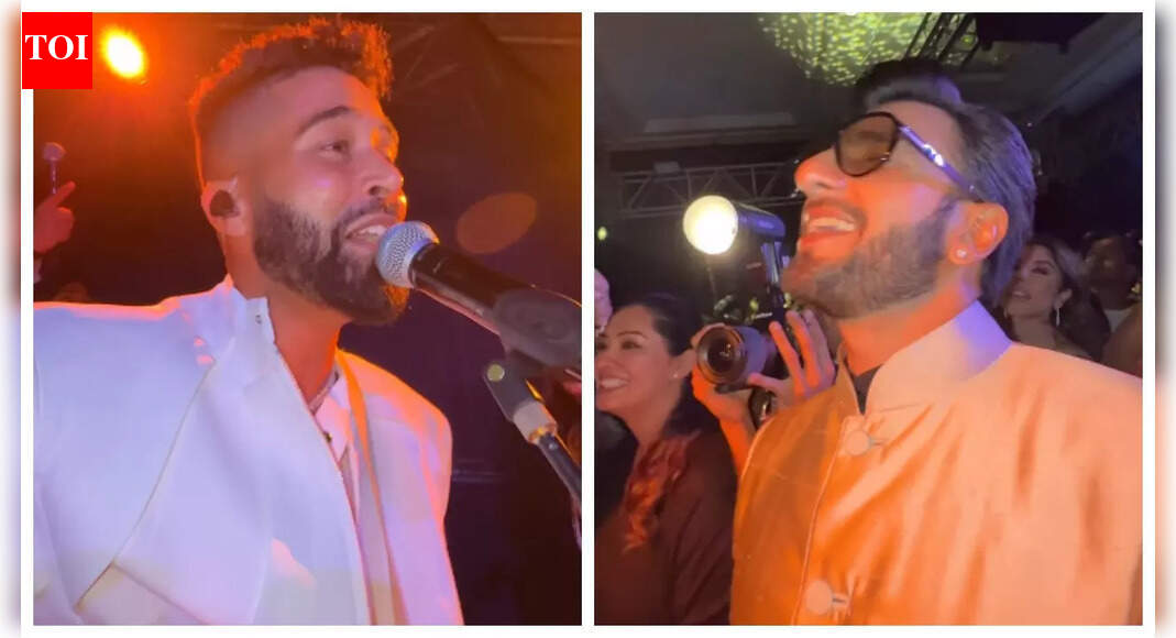 Orry shares video of AP Dhillon and Ranveer Singh’s epic duet; Jokes with Deepika Padukone: ‘Come get your man’