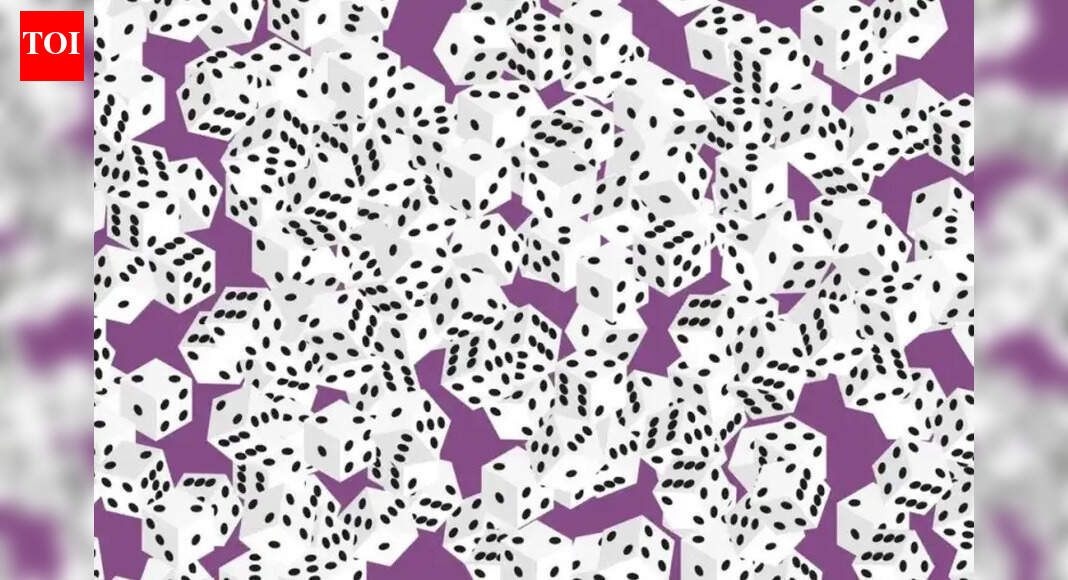 Brain Teaser: Only those with eagle sharp eyes can spot the dice with seven dots in 11 seconds |