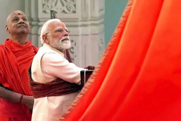 PM Modi at Ram Temple ceremony AYODHYA: Hoisting a ‘dharm dhwaj’ (religious flag) atop the Ram temple to declare the completion of the shrine construction, PM Modi said on Tuesday that “centuries-old wounds are healing, long-standing pain is finding closure, and a centuries-old resolve is finally being fulfilled”. “Today marks the culmination of a 500-year-long yajna, a yajna that remained steadfast in faith and unwavering in belief,” the PM said, recalling the decades-long struggle for the construction of the temple. Modi said if India has to progress, it has to take pride in its heritage and shed its mentality of slavery, setting a target of doing so in the next 10 years. “Today, Ayodhya witnesses a historic turning point in India’s cultural consciousness,” he said.About the AuthorArvind ChauhanWhen he’s not chasing stories, you’ll likely find him exploring food lanes, indulging in mutton delicacies and sundaes. He is a journalist with a can-do spirit and a flair for compelling storytelling.  From railways and aviation to defence, infrastructure, social development and various other diverse beats, his reportage reflects depth.  His work has earned him the Times Scribe Award four times.Read MoreEnd of ArticleFollow Us On Social MediaVideosKejriwal, Mann Pay Homage to Ninth Sikh Guru on 350th Martyrdom DayYogi Adityanath Uncovers The Dark Truth Of Mughal’S Tyranny On Shaheedi DiwasIndia Entering ‘Golden Era’ Of Defence Innovation And Self-Reliance: Rajnath Singh‘Until Brahmin Donates His Daughter’: IAS Officer’S Remark Sparks Row, Issues Clarification’A Nation That Never Bows to Terror, Operation Sindoor Shows New India’s Resolve, Says PM ModiChina Rejects Charge of Harassing Indian Woman in Shanghai, But Insists Claim Over Arunachal PradeshMamata Banerjee Warns BJP With Nation-Shaking Threat As SIR Battle Erupts In Bengal Ahead Of PollsAssam CM Calls Zubeen Garg’S Death ‘Plain Murder’, Drops Explosive RevelationDrone Show Pays Homage To Guru Tegh Bahadur In 350th Martyrdom Anniversary Event At Anandpur SahibRed Fort Attack May Derail Benjamin Netanyahu’s India Visit As Israeli Media Flags Safety Concerns123Photostories5 electric blue animals that seem to be painted with ocean water6 factors that are essential to balance blood sugar naturallyThe most viral MET Gala moments you almost forgot10 phrases your child should avoid saying and what to teach them insteadExclusive – Bigg Boss 19: From opening up about her relationship with Kumar Sanu to calling Malti Chahar a ‘lesbian’; Kunickaa Sadanand breaks silence on her journey5 celebrity looks of the day that are setting major fashion goalsMrs. Gump’s most inspiring life lessons from Forrest Gump that still inspire generations8 modern-sounding baby boy names in Sanskrit and their meaningWinter-Friendly Fruits: 8 plants that thrives in cold-weather gardensFrom ‘Dhurandhar’ to ‘Kill Dil’: Moments when Ranveer Singh ruled action on screen123Hot PicksDelhi AQI TodayNew Labour CodeCyclone SenyarGold rate todaySilver rate todayPublic Holidays NovemberBank Holidays NovemberTop TrendingJoel EmbiidAyesha CurryKevin DurantTrey BensonStefon DiggsMLB Trade RumorsKayla NicoleJaxson DartPatricia SouthallLos Angeles Chargers vs. Las Vegas Raiders
