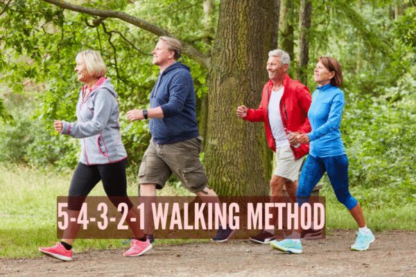 What is the 5-4-3-2-1 Walking Pyramid method, and how it helps with weight loss