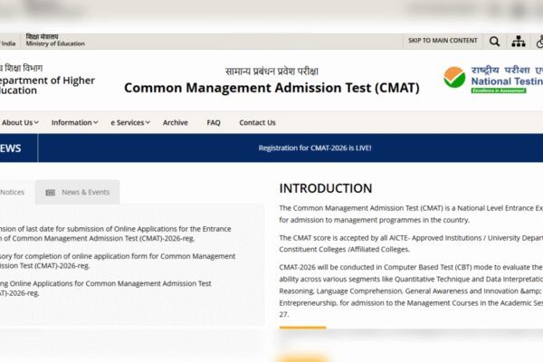 CMAT 2026 application correction window opens today at cmat.nta.nic.in: Submit changes online by this date