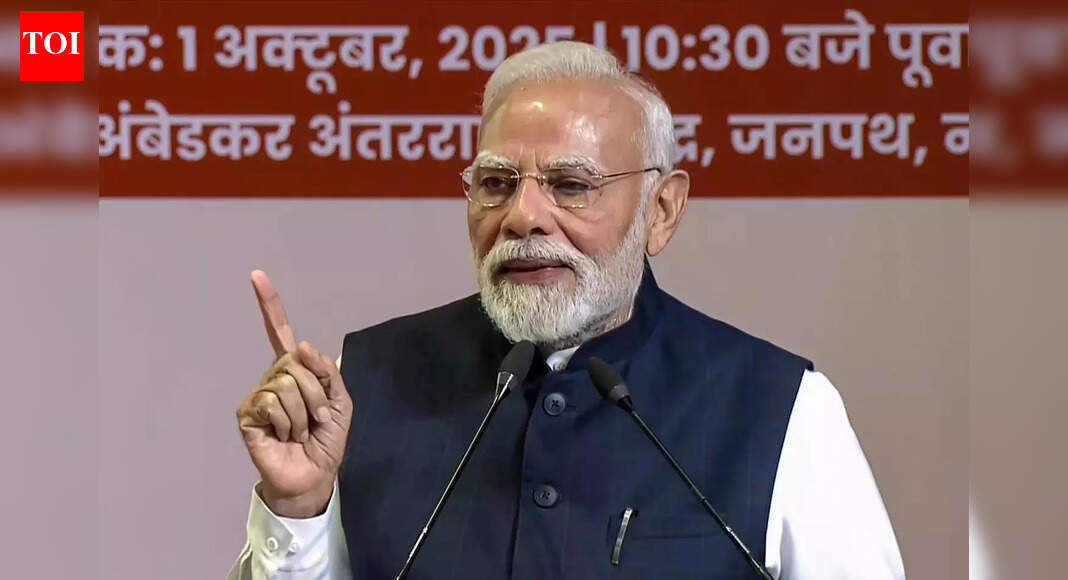 Prime Minister Modi urged citizens to prioritise constitutional duties for a robust democracy, emphasising voting as a key responsibility. He suggested schools honor first-time voters, linking duties to national progress. PM Modi also paid tribute to Sardar Patel and Bhagwan Birsa Munda, highlighting their contributions to India’s unity and tribal empowerment. PM Modi (File photo) NEW DELHI: Prime Minister Narendra Modi on Wednesday urged citizens to uphold their constitutional duties, saying these form the bedrock of a strong democracy.In a letter to citizens on Constitution Day, PM Modi underlined the responsibility of strengthening democracy by exercising the right to vote, and suggested that schools and colleges mark the day by honouring first-time voters who have turned 18.He recalled Mahatma Gandhi’s belief that rights naturally arise from the performance of duties, noting that adhering to one’s duties forms the basis of social and economic progress.”It is the power of our Constitution that enabled a person like me, coming from a humble and economically disadvantaged family, to serve as the Head of the Government continuously for over 24 years,” wrote PM Modi. He said that the choices made today will shape future generations, urging citizens to keep their duties at the forefront as the country pursues the goal of a Viksit Bharat.“Our Constitution gives utmost importance to human dignity, equality and liberty. While it empowers us with rights, it also reminds us of our duties as citizens, which we should always try to fulfil. These duties are the foundation of a strong democracy,” the Prime Minister said in a post on X.He also paid homage to the architects of the Constitution, writing, “Their vision and foresight continue to motivate us in our pursuit of building a Viksit Bharat.”Prime Minister Narendra Modi also said that the day marks the 150th birth anniversary of Sardar Vallabhbhai Patel and Bhagwan Birsa Munda, noting that both leaders had played pivotal roles in shaping India. He credited Patel’s leadership for India’s political integration and said it was his example that inspired the move to revoke Articles 370 and 35A, bringing the Constitution fully into force in Jammu & Kashmir. PM Modi hailed Birsa Munda’s legacy, which he said continues to guide the country’s commitment to justice and empowerment for tribal communities.”It marks the 150th birth anniversary of two extraordinary personalities, Sardar Vallabhbhai Patel and Bhagwan Birsa Munda. Both of them made monumental contributions to our nation. Sardar Patel’s visionary leadership ensured the political unification of India. It was his inspiration and courage of conviction that guided our steps to act against Article 370 and 35(A). The Constitution of India is now fully in force in Jammu & Kashmir, ensuring all constitutional rights for the people, especially the women and marginalised communities. The life of Bhagwan Birsa Munda continues to inspire India’s resolve to ensure justice, dignity and empowerment for our tribal communities,” PM Modi said. PM further wrote: “Our Constitution has given us the right to vote. As citizens, it is our duty to never miss the opportunity to vote in national, state and local elections where we are registered. In order to inspire others, we can think of organising special ceremonies every 26th November in schools and colleges to celebrate those youngsters who are turning 18. This way our first-time voters will feel that in addition to being students, they are also active participants in the process of nation-building.”Concluding his letter PM wrote: “Let us, on this Constitution Day, reaffirm our pledge to fulfil our duties as citizens of this great nation. In doing so, we can all contribute meaningfully to the building of a Viksit Bharat that is developed and empowered.”About the AuthorTOI News DeskThe TOI News Desk comprises a dedicated and tireless team of journalists who operate around the clock to deliver the most current and comprehensive news and updates to the readers of The Times of India worldwide. With an unwavering commitment to excellence in journalism, our team is at the forefront of gathering, verifying, and presenting breaking news, in-depth analysis, and insightful reports on a wide range of topics. The TOI News Desk is your trusted source for staying informed and connected to the ever-evolving global landscape, ensuring that our readers are equipped with the latest developments that matter most.”Read MoreEnd of ArticleFollow Us On Social MediaVideos’Arunachal Inalienable Part Of India’: MEA Rejects China’s Claim After Woman Detained In ShanghaiKejriwal, Mann Pay Homage to Ninth Sikh Guru on 350th Martyrdom DayYogi Adityanath Uncovers The Dark Truth Of Mughal’S Tyranny On Shaheedi DiwasIndia Entering ‘Golden Era’ Of Defence Innovation And Self-Reliance: Rajnath Singh‘Until Brahmin Donates His Daughter’: IAS Officer’S Remark Sparks Row, Issues Clarification’A Nation That Never Bows to Terror, Operation Sindoor Shows New India’s Resolve, Says PM ModiChina Rejects Charge of Harassing Indian Woman in Shanghai, But Insists Claim Over Arunachal PradeshMamata Banerjee Warns BJP With Nation-Shaking Threat As SIR Battle Erupts In Bengal Ahead Of PollsAssam CM Calls Zubeen Garg’S Death ‘Plain Murder’, Drops Explosive RevelationDrone Show Pays Homage To Guru Tegh Bahadur In 350th Martyrdom Anniversary Event At Anandpur Sahib123PhotostoriesSmall habits, big impact: How everyday actions influence the strength of your planetsKidney damage: ‘Healthy’ foods that can turn toxic for kidneys if overeatenYour Hidden Super Power According To Your Date of BirthCumin water works for weight loss? Yes jeera water helps, but not if you fall for these common mythsForget Taylor Swift; even human brain has five different ‘eras’ in a lifetime, new study finds10 phrases emotionally mature partners use every day5 tongue techniques to manifest your desiresAlia Bhatt, Richa Chadha to Kangana Ranaut: Bollywood’s leading ladies who follow a cruelty-free dietDementia and normal aging: Here’s what you know (and what you don’t)5 Pashmina shawl styles every woman should own123Hot PicksDelhi AQI TodayNew Labour CodeCyclone SenyarGold rate todaySilver rate todayPublic Holidays NovemberBank Holidays NovemberTop TrendingLeanna LeneeAyesha CurryVirat Kohli BrotherDereck Lively ii injuryStefon DiggsMLB Trade RumorsKayla NicoleJordon HudsonShophie CunninghamJaiquawn Jay