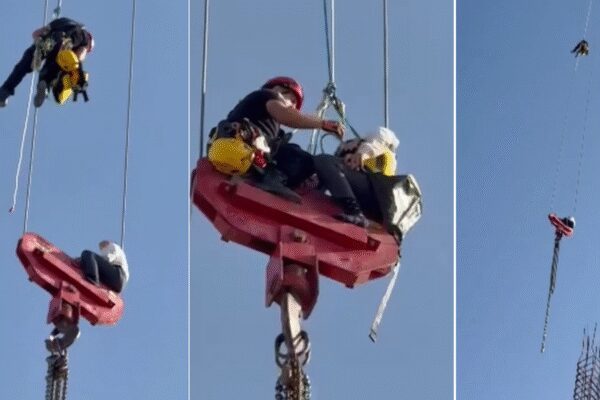 Watch: Israeli teenager hangs on crane for 8 hours; claims he climbed to ‘see the view’