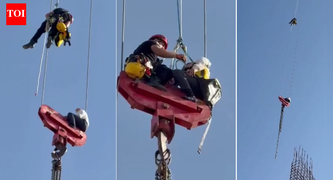 Watch: Israeli teenager hangs on crane for 8 hours; claims he climbed to ‘see the view’