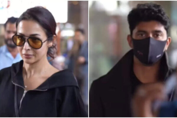 Malaika Arora and rumoured beau Harsh Mehta spotted together at Mumbai airport; couple leaves in same car despite walking separately