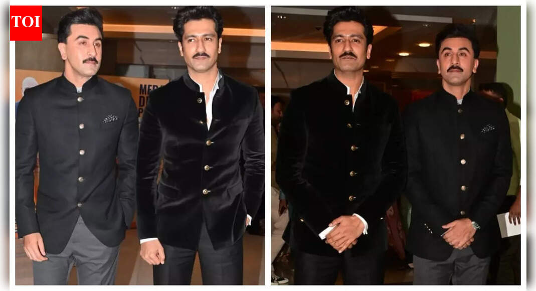 Ranbir Kapoor and Vicky Kaushal TWIN as Air Force pilots in new ‘Love and War’ set photos