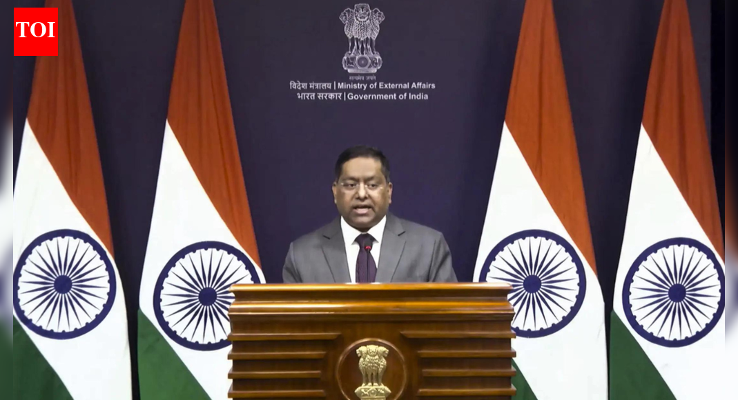 NEW DELHI: India on Wednesday slammed Pakistan for its comments on the flag-hoisting event in Ayodhya, saying that instead of delivering hypocritical homilies, Pakistan would do better to turn its gaze inwards and focus on its own abysmal human rights record.Pakistan had earlier expressed deep concern over the event and called it a “deliberate attempt to erode Muslim cultural and religious heritage under the influence of majoritarian Hindutva ideology”.’No Moral Standing’: India Slams Pakistan’s Rant On Ayodhya Event, Calls Out Bigotry And Repression”We have seen the reported remarks and reject them with the contempt they deserve,” said MEA spokesperson Randhir Jaiswal. “As a country with a deeply stained record of bigotry, repression, and systemic mistreatment of its minorities, Pakistan has no moral standing to lecture others,” he added.PM Narendra Modi hoisted the flag on Tuesday saying that the “wounds and pain” of centuries were healing as a 500-year-old resolve was finally being fulfilled with the formal completion of the Ram temple in Ayodhya.In an official statement, Pakistan had also sought international intervention to safeguard Islamic heritage.End of ArticleFollow Us On Social MediaVideos“Being Examined”: MEA On Dhaka’S Request To Extradite Sheikh Hasina”There Was No Fear on His Face”: Survivor Recounts Trauma of Mumbai 26/11 AttacksPakistan On Edge As Imran Khan’s Sisters Assaulted At Jail And Social Media Fuels Death Speculation’Spur Of The Moment’: Former CJI Gavai Reacts To Shoe-Attack Attempt, Reveals Why He Took No Action’No Amount of Denial’ Will Change Arunachal’s Status: India’s BOLD Response To China Over Border Row’No Moral Standing’: India Slams Pakistan’s Rant On Ayodhya Event, Calls Out Bigotry And RepressionKhawaja Asif Admits Pakistan Can’t Trust Taliban As Deadly Border Strikes Trigger New FlashpointFormer CJI B.R. Gavai Clarifies He Never Faced Political Or Executive Pressure During His Tenure“India Matters To Safran,” Ceo Oliver Andriès Highlights Partnership At New Mro Facility LaunchKorean Lawmaker Highlights Ancient Ties, Calling Ayodhya A Symbolic Bridge Between Two Nations123Photostories‘120 Bahadur’, ‘Uri’, to ‘Shershaah’: Powerful war dramas that bring India’s most courageous battles to lifeNot just blood sugar and cholesterol: Top diabetologist lists 5 biomarkers to predict diseases years before symptoms appear5 rare animals in India that are nature’s best-kept secretsTop doctor shares 4 reasons to prioritize fiber for longevitySonam Kapoor to Janhvi Kapoor: Celeb-inspired contrasting lehenga-choli combinations for the stylish ‘Dulhe Ki Behen’Mahesh Babu proves effortless charm as a timeless superstar commanding hearts on screen and ruling box office successThis Indian rice dish is among the 50 Best Rice Dishes in the worldBollywood actors who turned Hollywood roles into global stardomDipika Kakar gets emotional after visiting Ajmer Sharif Dargah with Shoaib Ibrahim and son; says ‘Jab Ruhaan NICU mein tha tab maine mannat maangi thi’Harvard trained Gastroenterologist lists 6 best seeds for different health problems123Hot PicksDelhi AQI TodayNew Labour CodeCyclone SenyarGold rate todaySilver rate todayPublic Holidays NovemberBank Holidays NovemberTop TrendingDeion SandersAyesha CurryTaylor SwiftGeorge PickensStefon DiggsNHL Trade RumorsCharlie McAvoyIShowSpeedSteveWillDoIt ControversyCandace Owens