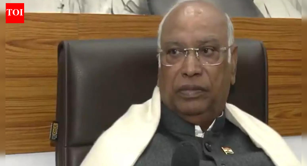 File photo NEW DELHI: Claiming RSS had opposed the newly adopted Constitution by burning the effigy of B R Ambedkar at a rally in Ramlila Maidan in 1949, Congress president Mallikarjun Kharge said PM Narendra Modi and RSS offering flowers to Ambedkar and reading the Preamble mark the biggest victory for the founding fathers of the republic.”Today Modi lectures us on colonisation, but they belong to an ideology that boycotted the freedom struggle and sided with the British,” he said, adding, “People know BJP and RSS are destroying the Constitution, and their show of respect for it is a sham.”PM Modi Pens Powerful Letter On Duties And Democracy, Reflects On His Constitutional JourneyAs it participated in the Constitution Day celebrations, Congress also held a nationwide protest – “samvidhan bachao divas” – to highlight “the growing attack on the Constitution marked by systematic vote theft, abuse of institutions, dubious-SIR driven attempts to distort the electoral rolls”. The protest was held in all the districts, the party said.Kharge said secularism, harmony and equality became India’s identity because of the Constitution, but “that identity is now under a serious threat”. He added, “Today, there is an urgent need to safeguard the fundamental principles of the Constitution – justice, equality, liberty, fraternity, secularism and socialism.”Leader of opposition in Lok Sabha Rahul Gandhi said the Constitution represents a sacred promise of equality and justice to every citizen, irrespective of religion, caste, region, language or social status. “Let us pledge that we will not allow any attack on the Constitution. It is my duty to protect the Constitution, and I will be the first to oppose any assault on it,” he said.End of ArticleFollow Us On Social MediaVideos“Being Examined”: MEA On Dhaka’S Request To Extradite Sheikh Hasina”There Was No Fear on His Face”: Survivor Recounts Trauma of Mumbai 26/11 AttacksPakistan On Edge As Imran Khan’s Sisters Assaulted At Jail And Social Media Fuels Death Speculation’Spur Of The Moment’: Former CJI Gavai Reacts To Shoe-Attack Attempt, Reveals Why He Took No Action’No Amount of Denial’ Will Change Arunachal’s Status: India’s BOLD Response To China Over Border Row’No Moral Standing’: India Slams Pakistan’s Rant On Ayodhya Event, Calls Out Bigotry And RepressionKhawaja Asif Admits Pakistan Can’t Trust Taliban As Deadly Border Strikes Trigger New FlashpointFormer CJI B.R. Gavai Clarifies He Never Faced Political Or Executive Pressure During His Tenure“India Matters To Safran,” Ceo Oliver Andriès Highlights Partnership At New Mro Facility LaunchKorean Lawmaker Highlights Ancient Ties, Calling Ayodhya A Symbolic Bridge Between Two Nations123PhotostoriesNot just blood sugar and cholesterol: Top diabetologist lists 5 biomarkers to predict diseases years before symptoms appear5 rare animals in India that are nature’s best-kept secretsTop doctor shares 4 reasons to prioritize fiber for longevitySonam Kapoor to Janhvi Kapoor: Celeb-inspired contrasting lehenga-choli combinations for the stylish ‘Dulhe Ki Behen’Mahesh Babu proves effortless charm as a timeless superstar commanding hearts on screen and ruling box office successThis Indian rice dish is among the 50 Best Rice Dishes in the worldBollywood actors who turned Hollywood roles into global stardomDipika Kakar gets emotional after visiting Ajmer Sharif Dargah with Shoaib Ibrahim and son; says ‘Jab Ruhaan NICU mein tha tab maine mannat maangi thi’Harvard trained Gastroenterologist lists 6 best seeds for different health problemsThanksgiving 2025: 10 décor ideas you won’t cost you anything123Hot PicksDelhi AQI TodayNew Labour CodeCyclone SenyarGold rate todaySilver rate todayPublic Holidays NovemberBank Holidays NovemberTop TrendingGianis AntetokounmpoAyesha CurryJosh Jacobs InjuryOmarion Hampton InjuryStefon DiggsNHL Trade RumorsCharlie McAvoyIShowSpeedSteveWillDoIt ControversyCandace Owens