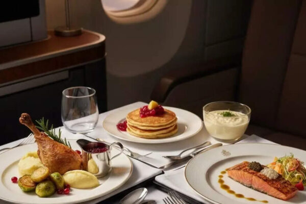 Emirates offers a Thanksgiving menu at 35,000 feet — with turkey trimmings and NBA action onboard | World News