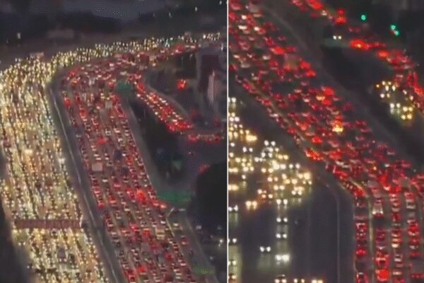 It’s Thanksgiving! Los Angeles freeways get buried in traffic — video goes viral