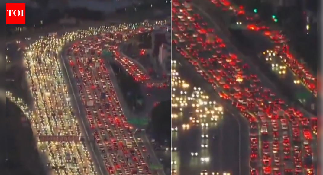 It’s Thanksgiving! Los Angeles freeways get buried in traffic — video goes viral