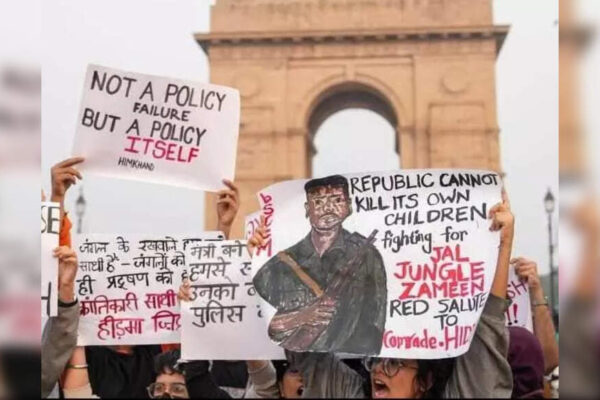 India Gate protest NEW DELHI: A Delhi court on Thursday remanded four students to two-day police custody and sent 13 others to one-day judicial custody for allegedly raising pro-Maoist slogans during last week’s anti-pollution protest at India Gate.Also Read | Hidma slogans raised, pepper spray used: FIR alleges pre-planned Delhi pollution stir; WhatsApp group under police lensWhile being taken to court, one of the students alleged sexual harassment by male Delhi Police officers in custody. “We were harassed by male police officers… we were sexually harassed. We were subjected to fake medical tests. I was groped by male police officers,” she said.Judicial Magistrate Sahil Monga on Thursday heard the case registered at the Sansad Marg police station against 17 accused students — including 11 women — for multiple offences under the Bharatiya Nyay Sanhita (BNS), such as disobedience to a public servant’s order, assault or use of criminal force to deter a public servant, obstruction, conspiracy to commit offences against the State, and wrongful restraint. The Delhi Police sought seven-day custody of five accused for further investigation, and requested an extension of judicial custody for the remaining twelve. On November 23, a total of 23 students were arrested after two FIRs were lodged at the Kartavya Path and Parliament Street police stations in connection with the incident. They are accused of raising slogans and displaying posters in support of Maoist commander Madvi Hidma, who was killed on November 19 in an exchange of fire with security forces in Andhra Pradesh’s Maredumilli forest area in the East Godavari district.Also Read | Who was Madvi Hidma? Top Maoist leader wanted across states and by NIA, killed in Andhra Pradesh encounter According to police, the group also used pepper spray on personnel who attempted to restrain them.About the AuthorTOI News DeskThe TOI News Desk comprises a dedicated and tireless team of journalists who operate around the clock to deliver the most current and comprehensive news and updates to the readers of The Times of India worldwide. With an unwavering commitment to excellence in journalism, our team is at the forefront of gathering, verifying, and presenting breaking news, in-depth analysis, and insightful reports on a wide range of topics. The TOI News Desk is your trusted source for staying informed and connected to the ever-evolving global landscape, ensuring that our readers are equipped with the latest developments that matter most.”Read MoreEnd of ArticleFollow Us On Social MediaVideosExplained: Why Vikram-I Could Transform India’s Satellite Launch Market And Global Space Leadership‘Pak, Bangladesh, US…’: BJP Alleges Congress Using Foreign ‘X’ Accounts to Set India’s NarrativePakistan’s Adiala Jail Issues Statement On Imran Khan’s Health Amid Viral Death RumoursThe Indrajaal Ranger: India Unveils AI-Enabled Anti-Drone Patrol Vehicle In HyderabadBrahMos Diplomacy Peaks As Rajnath Singh Deepens India-Indonesia Defence Ties In Indo-Pacific ShiftOperation Sindoor Showed India’s Strength, Discipline And Deterrence To The World: President Murmu’Years Of Reforms & Readiness Translated Into Decisive Outcomes In Op Sindoor’: Army Chief DwivediPM Modi Predicts India’s Global Dominance In Satellite Launches As Skyroot Unveils Vikram-I RocketBJP Slams Pakistan Over Ram Temple Remarks, Says Lecturing India Mirrors Osama-Like HypocrisyDelhi: Industrialist’s Daughter-In-Law Found Dead In Vasant Vihar, Diary Mentions ‘Love And Trust’123PhotostoriesSigns that Shani is Upset With You10 affordable date ideas that help you bond without spending much5 places in the world you can’t set foot in — and whyInside the glamorous world of Manish Malhotra’s Bandra bungalowBaby names that are banned in the USBruce Lee’s birthday: Ten fun facts you didn’t know about the Little DragonStranger Things kids growing up; Find out their real ages in 2025!Decoding Keerthy Suresh’s best rush-hour fashion looks for ‘Revolver Rita’ promotions | See picsA bowl of papaya for breakfast: How it impacts a person’s health when consumed dailyBollywood family dramas that touch all generations and keep emotions alive in films audiences love to watch again always123Hot PicksDelhi AQI TodayNew Labour CodeWorld NewsGold rate todaySilver rate todayPublic Holidays NovemberBank Holidays NovemberTop TrendingDeion SandersAyesha CurryTaylor SwiftMarqury CollinsStefon DiggsSaudi Prince Mohammed Bin SalmanCharlie McAvoyWPL Auction Who Got WhomSteveWillDoIt ControversyCandace Owens