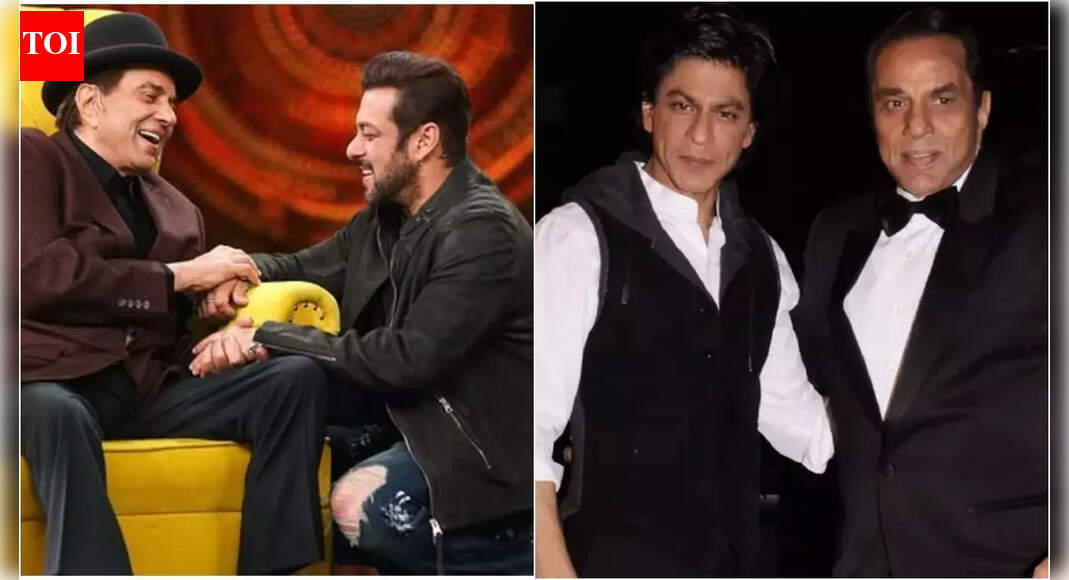 Dharmendra’s prayer meet: Salman Khan and Shah Rukh Khan arrive to pay respects to the screen legend