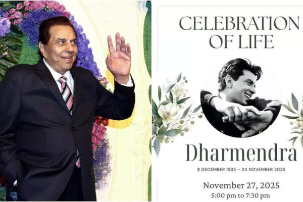 Dharmendra’s prayer meet: Deol family expresses gratitude with folded hands; ‘celebration of life’ includes moving musical tribute