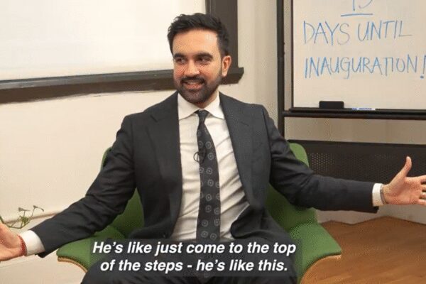 Watch: Zohran Mamdani does the iconic Shah Rukh Khan pose while guessing Bollywood songs with Mehdi Hasan