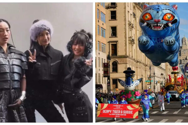 EJAE, Audrey Nuna and REI AMI aka HUNTR/X bring ‘KPop Demon Hunters’ to the 2025 Macy’s Thanksgiving Day parade with electrifying ‘Golden’ performance – WATCH