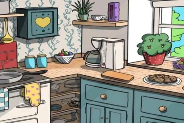 Optical Illusion: Only sharp eyes can spot the mouse hidden in the kitchen in under 25 seconds