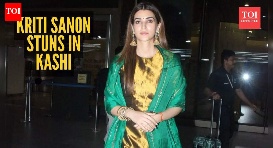 ‘Tere Ishk Mein’ actress Kriti Sanon just gave us the desi look of the year in Varanasi