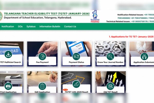 TG TET January 2026 registration window closes tomorrow at tgtet.aptonline.in: Check direct link to apply here