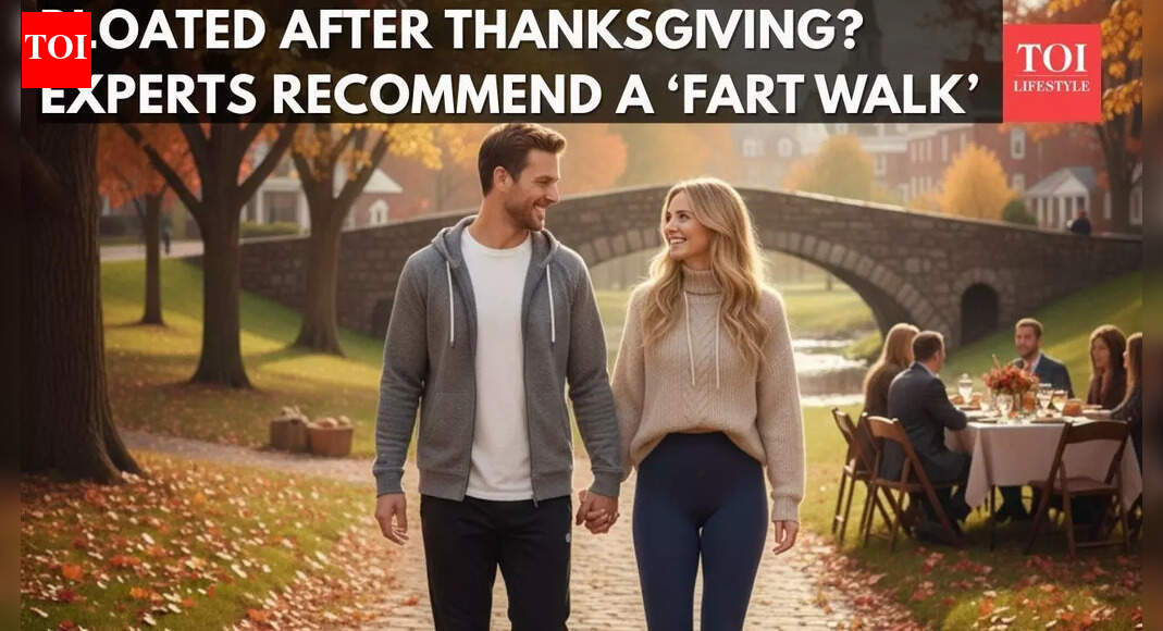Thanksgiving feast left you bloated? Doctors recommend a ‘fart walk’ |