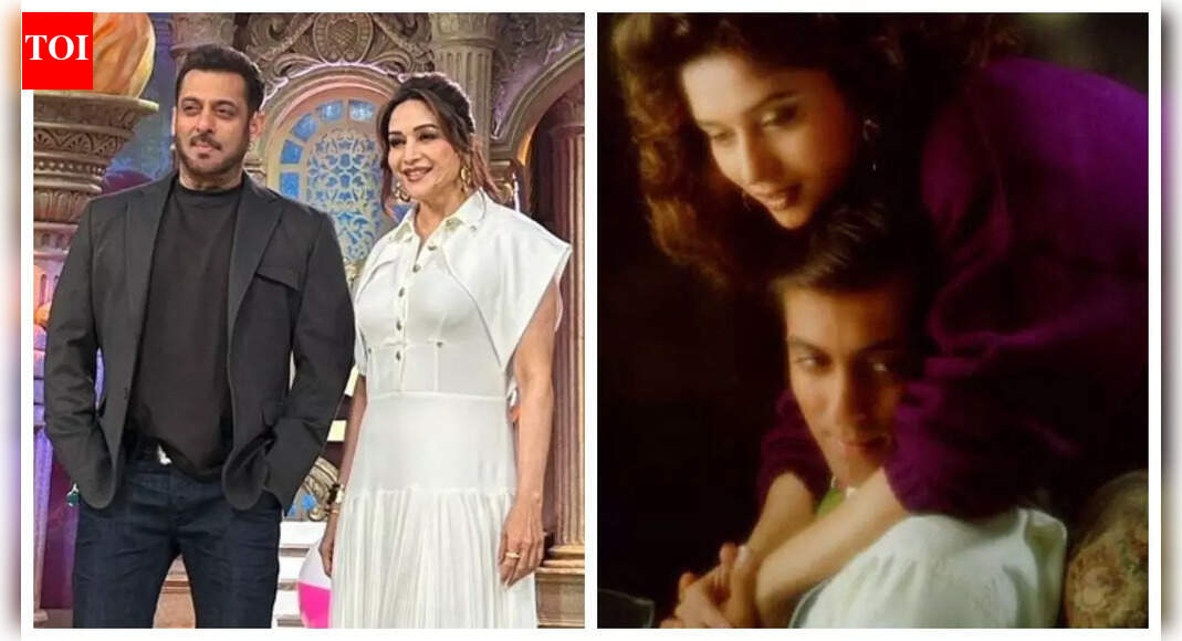 Salman Khan and Madhuri Dixit reunite on Bigg Boss sets; Fans say ‘Prem and Nisha after 31 years’