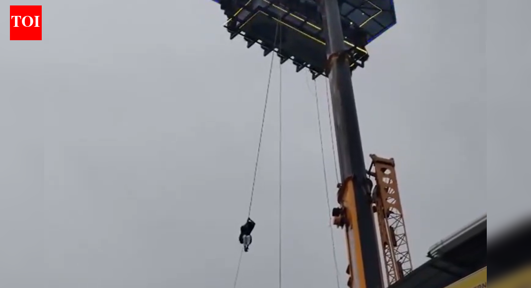 Watch: Sky-dining glitch leaves tourists stranded high up in the air near Munnar |