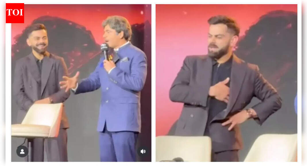 Sunil Grover’s spot-on mimicry of legendary cricketer Kapil Dev leaves Virat Kohli in splits of laughter; watch |