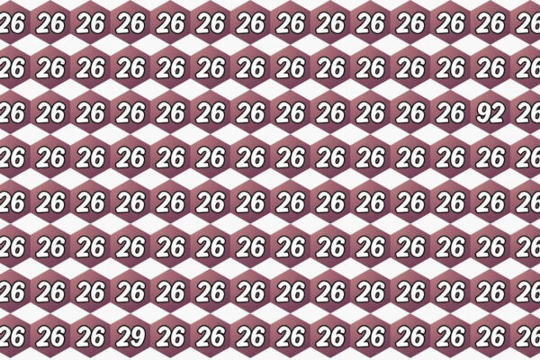 Optical illusion challenge: Spot 92 and 29 among 26s in just 8 seconds |