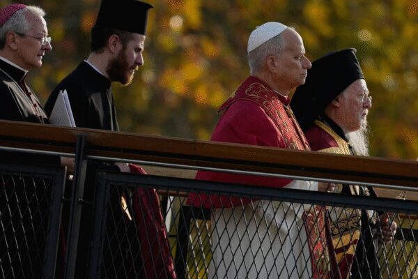 Pope joins patriarchs from East and West at historic Christian site in Turkey to pray for unity