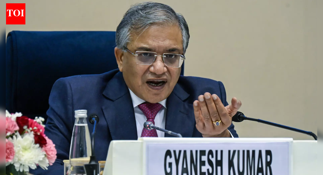 Chief election commissioner (CEC) Gyanesh Kumar (ANI) NEW DELHI: The Election Commission on Friday wrote to the West Bengal DGP and Kolkata police commissioner directing them to protect the booth level officers (BLOs) engaged in special intensive revision in the state, “from unruly political party workers” who may be pressurising and threatening them to add or delete certain electors from the roll.The communication followed EC’s meeting with a Trinamool Congress delegation here, during which chief election commissioner (CEC) Gyanesh Kumar emphasised that the “pressure” faced by BLOs was not account of demands of SIR-related work, but due to the undue influence and threats they face each day at the hands of party workers, particularly from All India Trinamool Congress (AITC) not to recommend the deletion of dead, shifted and duplicate voters from the roll. EC also asked the Kolkata CP to shift the office of the state chief electoral officer (CEO) to a more secure location in view of the recent security breach, while ensuring security of the existing office.In a point-by-point rebuttal of the “baseless allegations” and “unfounded apprehensions” expressed by the AITC delegation, the CEC explained how SIR process cannot be the plausible reason for pressure faced by BLOs, since they are simply required to distribute and collect the enumeration forms (EFs), unlike SIR in Bihar where documents too were collected. Even if the electors cannot be mapped by the BLOs, they can simply have EF signed by the elector and collect it. Such electors will get a notice after the draft roll is published and can prove their eligibility by submitting documents. CEC underlined that as per Article 326 of the Constitution, only Indian citizens can vote and not foreigners. Concerned for BLOs who are torn between doing their duty and facing constant threats from local party workers, EC on Friday told the Bengal DGP and Kolkata CP to deploy state armed police personnel for their protection. If need be, the EC will consider utilising Central forces too. EC on Friday also objected to non-disbursal of the enhanced honorarium to BLOs by the Bengal govt and directed it to do so without delay. Kumar on Friday bluntly told the AITC delegation to ensure that their party workers refrain from interfering with the independent functioning of all poll-related officers including BLOs. The party was told that it will get ample opportunity to seek additions or deletions, first during the claims and objections period after the draft roll is published and then at the appeal stage following publication of the final roll.Ignoring AITC’s reservations, EC on Friday also directed all district election officers (DEOs) to set up polling stations in slums, high-rises and gated residential colonies, as is being done in other states/UTs as per its instructions. Failure to comply may invite strict action, said a source.Reminding the AITC delegation that preparation of electoral roll and conduct of elections is as per the Constitution and electoral laws, EC asked the party to abide by the same. The CEC said that while political rhetoric may be their prerogative, AITC members should refrain from spreading misinformation relating to election procedures.About the AuthorBharti JainBharti Jain is senior editor with The Times of India, New Delhi. She has been writing on security matters since 1996. Having covered the Union home ministry, security agencies, Election Commission and the ‘prime’ political beat, the Congress, for The Economic Times all these years, she moved to TOI in August 2012. Her repertoire of news stories delves into the whole gamut of issues related to terrorism and internal strife, besides probing strategic affairs in India’s neighbourhood.Read MoreEnd of ArticleFollow Us On Social MediaVideosPak Slams Rajnath’s Sindh Remark But Ignores Its Leader Claiming Gujarat, Rajasthan, Haryana As OwnIndiGo And Air India Warn Of Delays As Airbus Solar Radiation Snag Hits 350 A320 Jets In IndiaPakistan Faces Global Scrutiny as UN Flags Grave Risks to Rule of Law, Judicial Freedom, GovernanceCyclone Ditwah Approaches India: Tamil Nadu, Puducherry, Andhra Pradesh Brace For Impact’Op Sindoor Was Just A Glimpse Of Future Theatre Commands’: Air Marshal Ashutosh DixitPM Modi Unveils World’s Tallest Bronze Statue Of Lord Ram In South GoaIndia Says US Trade Deal Is ‘Only Matter Of Time’ As Tariffs Reshape Bilateral Trade NegotiationsPM Modi Joins Over 1 Lakh Devotees In Mass Bhagwat Gita Recitation At Udupi EventIndia’s Updated Quake Map Warns Entire Himalayan Arc Faces Major Risk, Forcing Urgent Safety Reforms’They Are Ours, We’ll Prove It’: Pakistani Leader’s Absurd Claim On ‘Gujarat, Haryana, Rajasthan’123PhotostoriesHow Dilwale Dulhania Le Jayenge rewrote the way India falls in loveHow Universe Communicate With You According To Your Birth Date7 everyday Indian foods that help improve your child’s memoryExpert-approved 3 best drinks and their right quantity to reverse fatty liver naturallyWeekly Cosmic Messages From November 29 To December 5, 2025 According To Your Birth DateBrainless but brilliant: 5 animals that survive without a brainJustin Bieber as a doting dad: Times the Grammy winner won our hearts with his love for Jack Blues BieberBengali film stories that shaped generations and still move hearts today10 emotional skills you must teach your childNur Jahan’s Taj Mahal toMaharani Sita Devi’s Star of South Diamond Necklace:5 lesser-known precious royal Indian jewellery pieces123Hot PicksDelhi AQI TodayNew Labour CodeWorld NewsGold rate todaySilver rate todayPublic Holidays NovemberBank Holidays NovemberTop TrendingGiannis AntetokounmpoBo BichetteWWE Smackdown HighlightsDonald TrumpPerez HiltonCyclone DitwahDana WhiteAyesha CurryFuzzy ZoellerJammie Booker